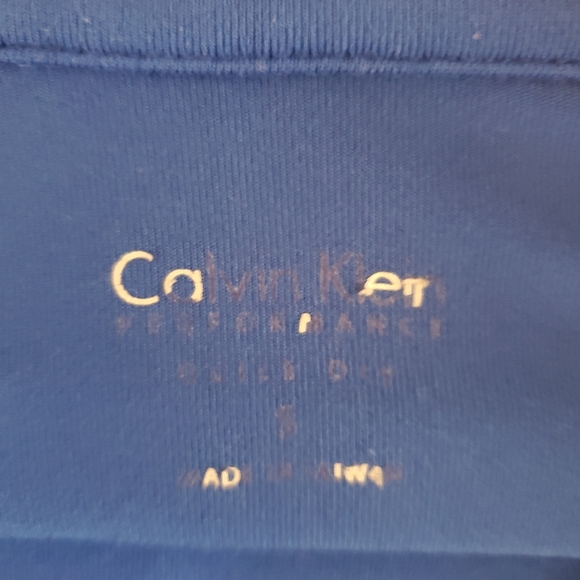 Blue Calvin Klein Ruched Zip Active Jacket - S - Picture 5 of 6